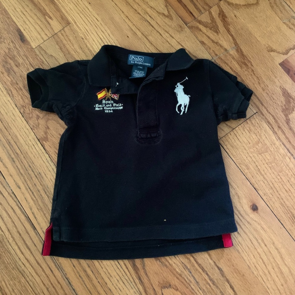 POLO by Ralph Lauren Black Spain Track and Field World Championships 1934 Polo